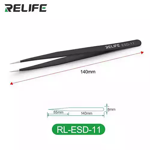 پنس سرصاف آنتی استاتیک ریلایف RELIFE ESD-11
